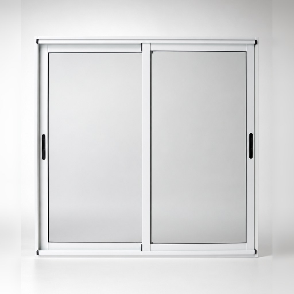 Ventana corrediza Serie Módena en aluminio blanco